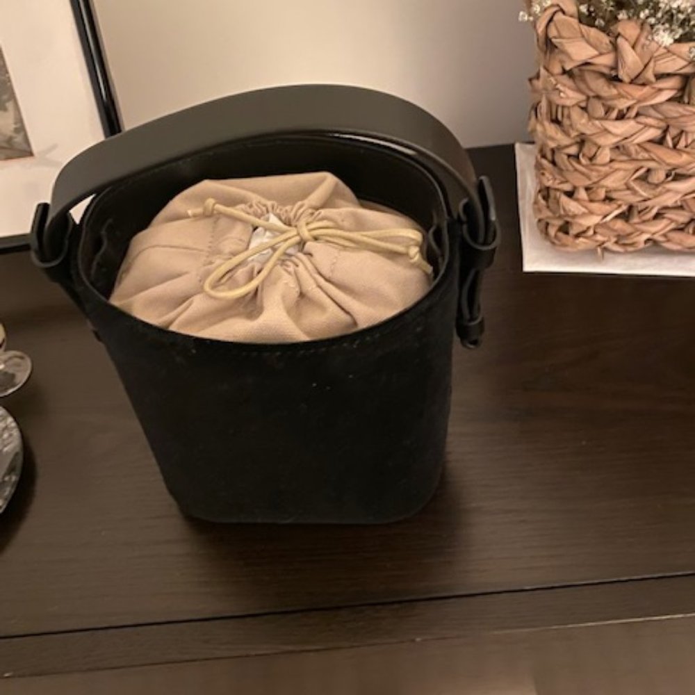 Nico Giani black velvet evening purse